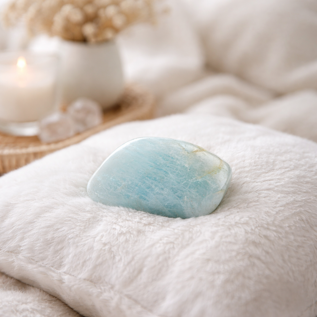 Aquamarin-Handschmeichler